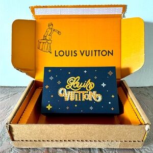 Louis Vuitton limited edition Christmas gift box with 6 feet of ribbon